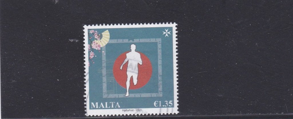 Malta 2021 Olympische spelen, Verzenden, Malta, Gestempeld