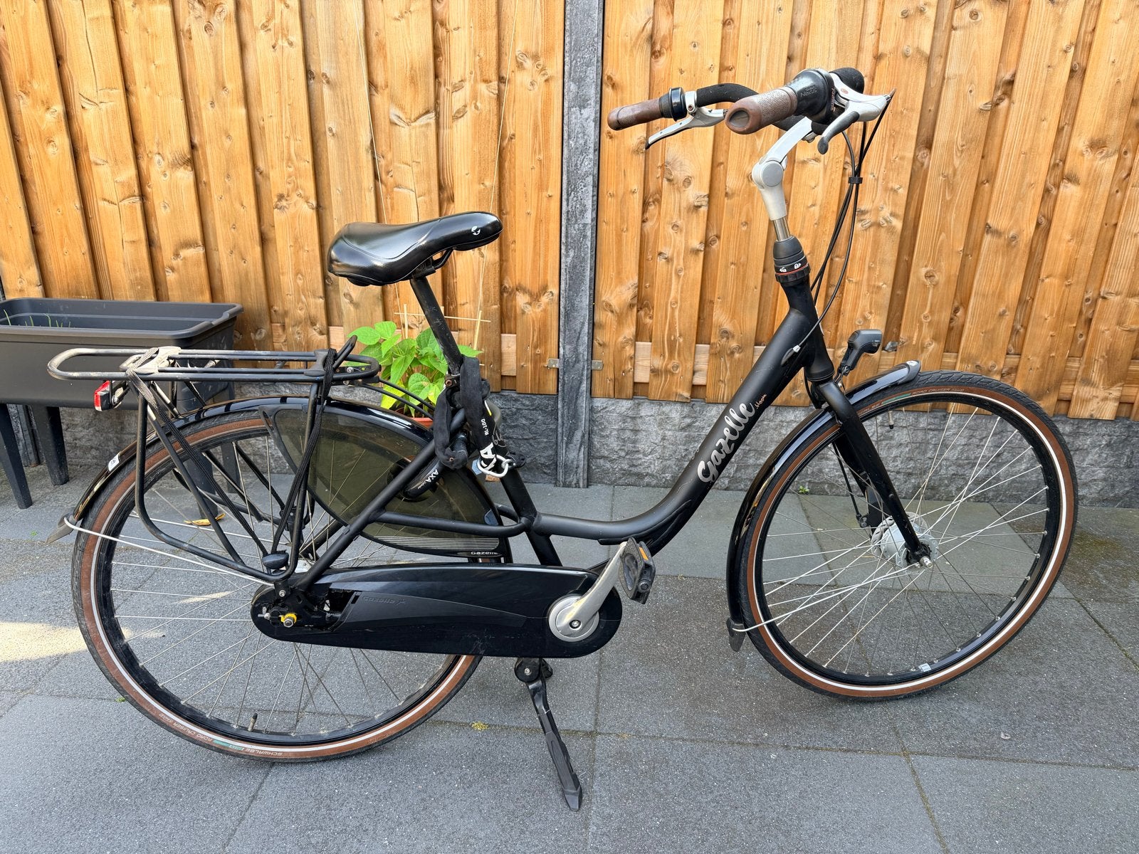 Gazelle Bloom dames / mama / moeder fiets. Yepp kinderzitje, Ophalen, (Extra) lage instap, 47 tot 50 cm, Zo goed als nieuw
