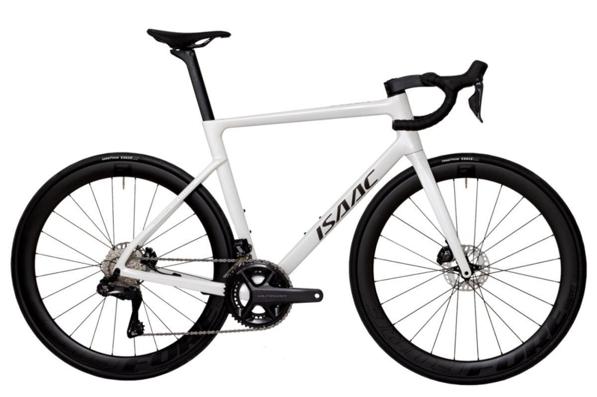 Isaac Boson Shimano 105 Di2 M 2024 Mineral White, Carbon, -, -, Nieuw