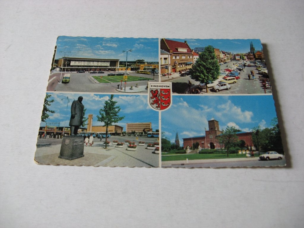 Eindhoven   4  luik, Ophalen of Verzenden, Voor 1920, Gelopen, Noord-Brabant