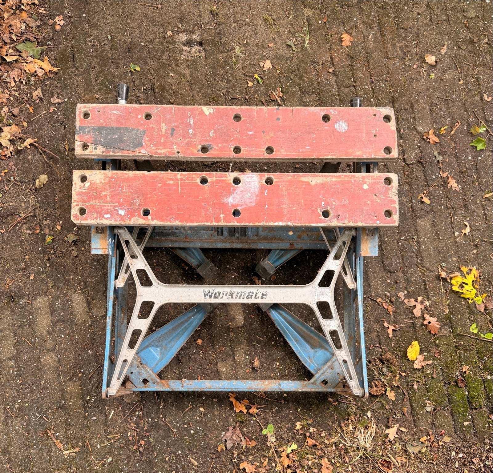 Workmate mobiele werkbank - Gebruikt, Doe-het-zelf en Verbouw, Ophalen, Gebruikt, 70 tot 120 cm, Bankschroef