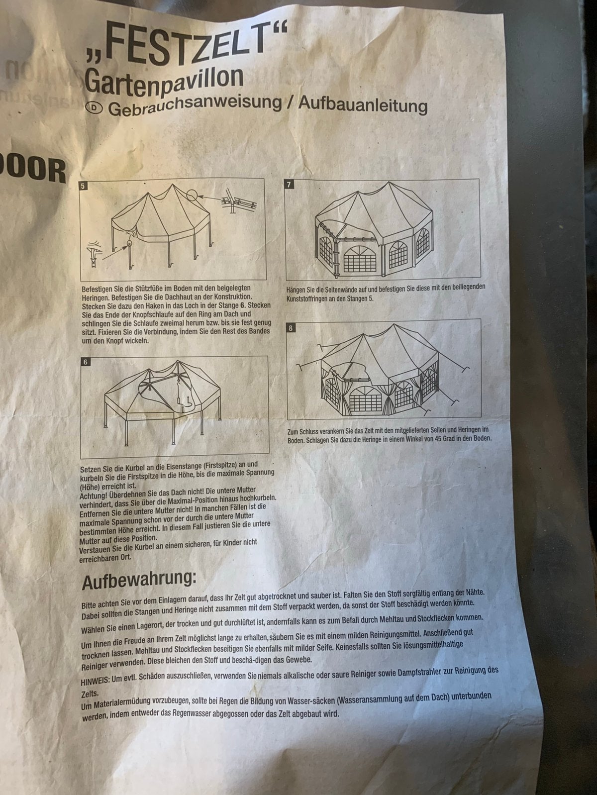 Mooie feesttent 6x3 m, Tuin en Terras, Partytenten, Ophalen of Verzenden, Gebruikt