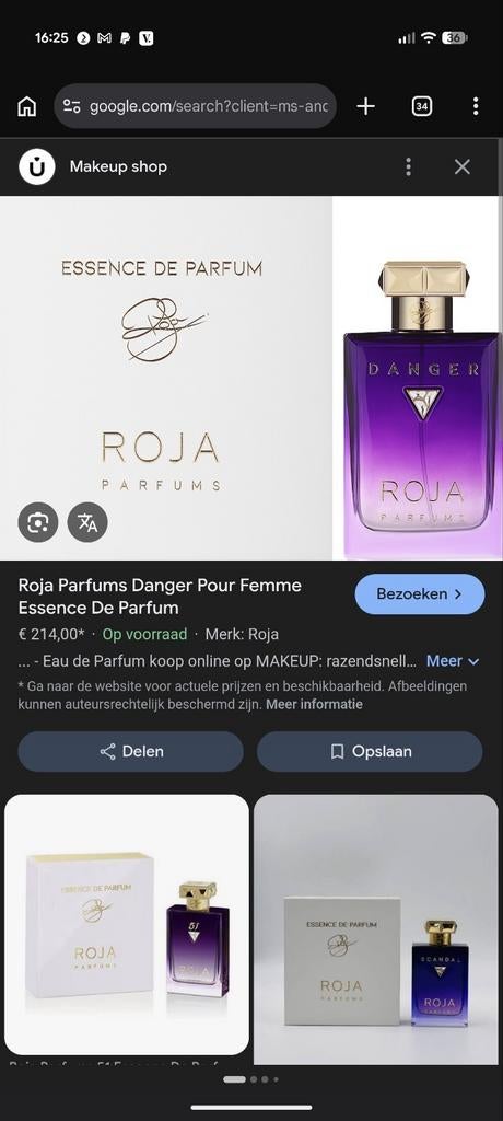 Parfum, Verzenden
