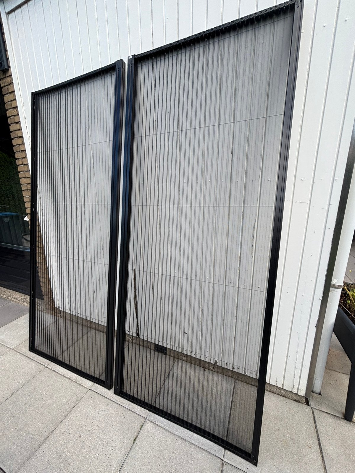 Luxaflex hordeuren in plissé (nieuw) 232,5x195 dubbelzijdig, Luxaflex, -, Zwart, -