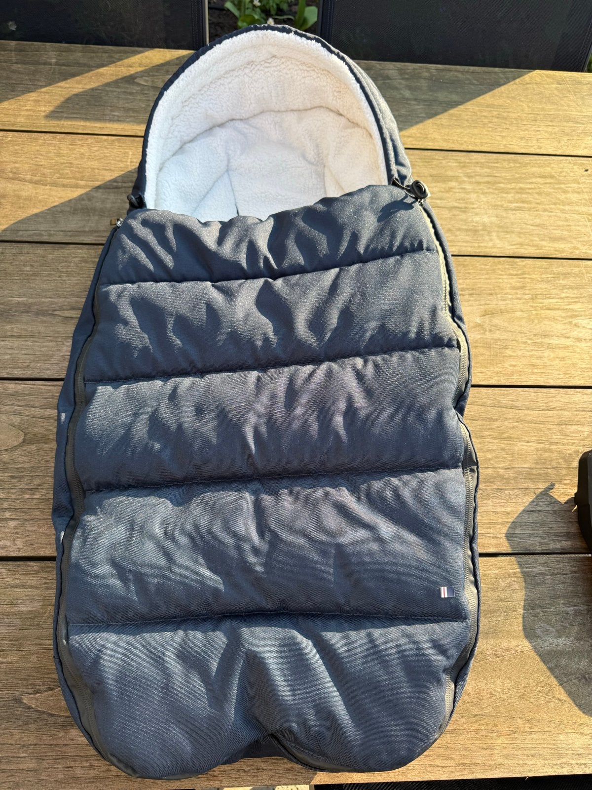 Dubatti Two Voetenzak Ocean Blue, Kinderen en Baby's, Kinderwagens en Combinaties, Ophalen, Zo goed als nieuw, Kinderwagen, Overige merken