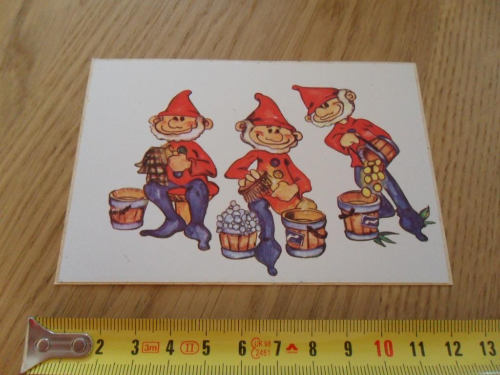 sticker rabobank strip kabouter geld wassen, Verzamelen, Stickers, Ophalen, Zo goed als nieuw