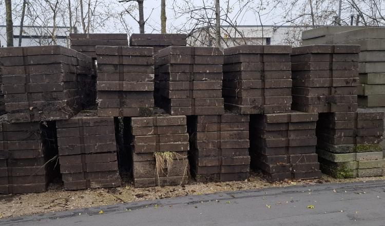 betonplaten, Ophalen of Verzenden, Gebruikt, Beton, Overige typen