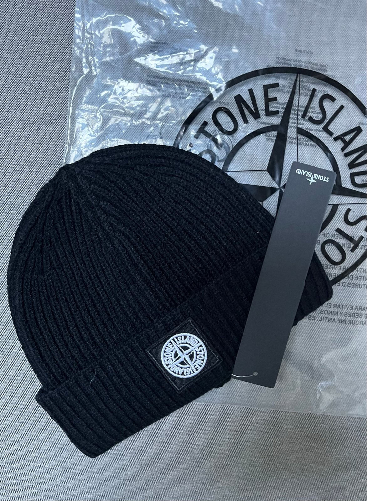 Stone Island Muts Zwart, Kleding | Heren, Ophalen of Verzenden, Nieuw, One size fits all, Hoed