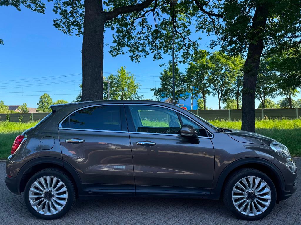 Fiat 500 X 1.4 Turbo MultiAir Lounge 2016 90DKM NAP, Voorwielaandrijving, Gebruikt, 4 cilinders, Bruin