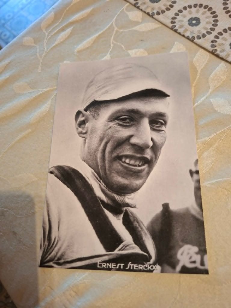 Foto (Repro) Ernest Sterckx / wielrennen, Verzenden, Zo goed als nieuw, Overige sporten, Poster, Plaatje of Sticker
