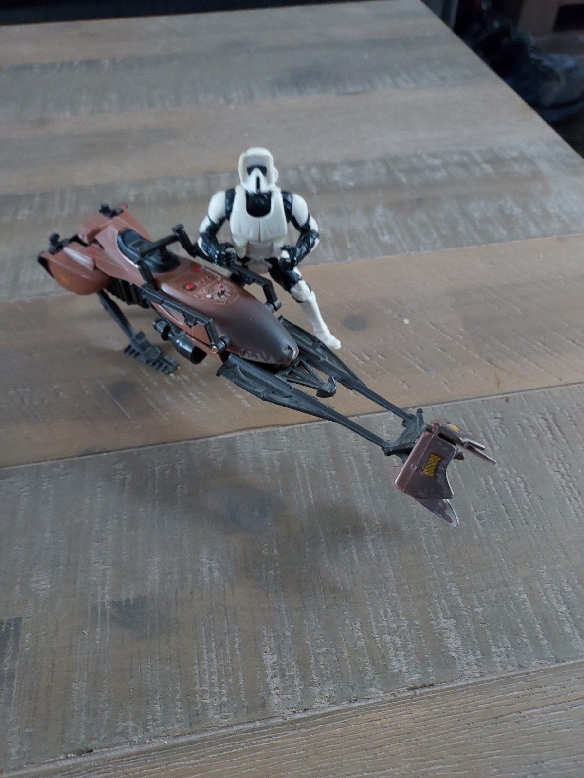 Star Wars Scout Trooper met Speeder Bike, Ophalen, Gebruikt