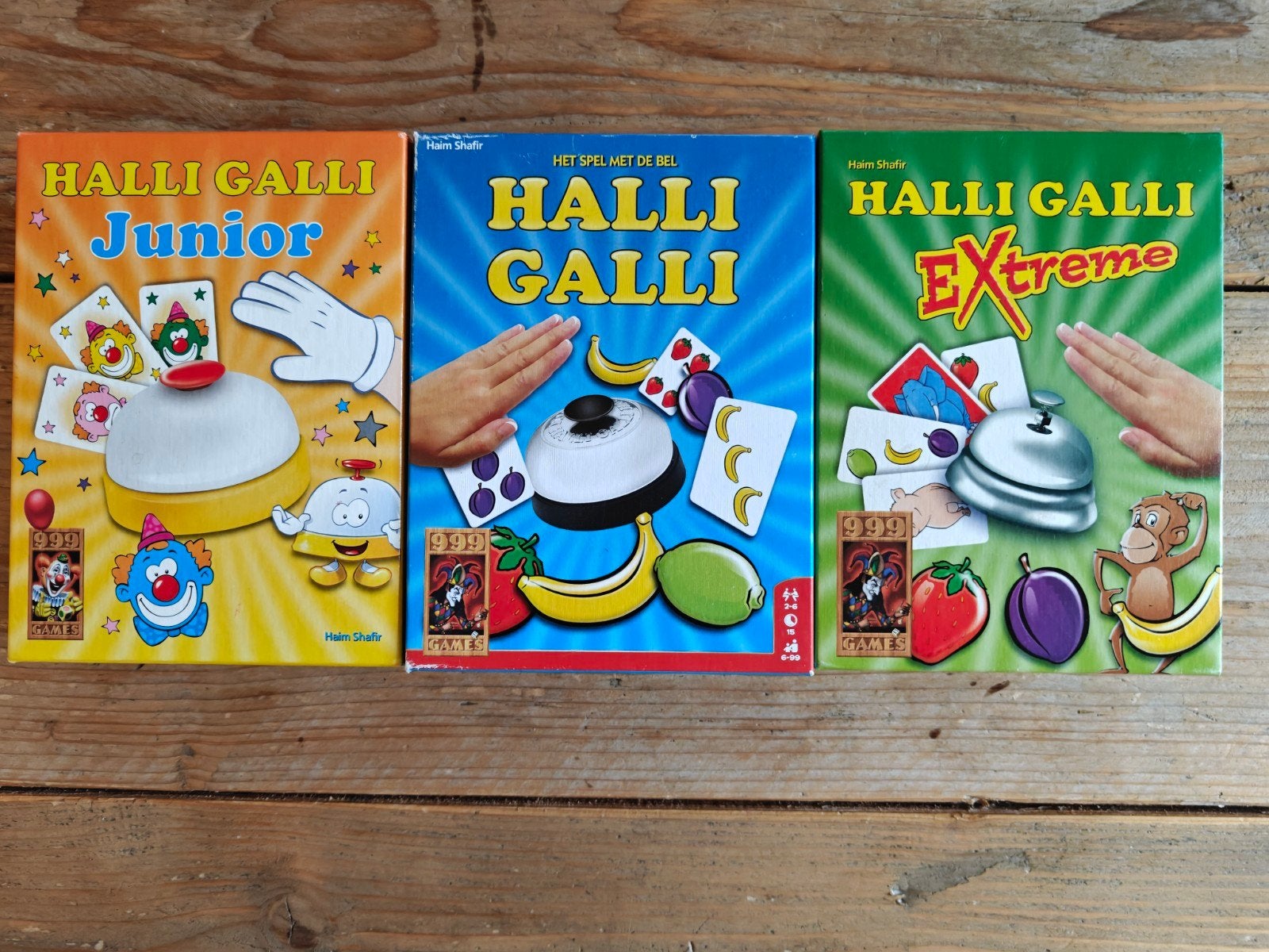 3 X Halli Galli.