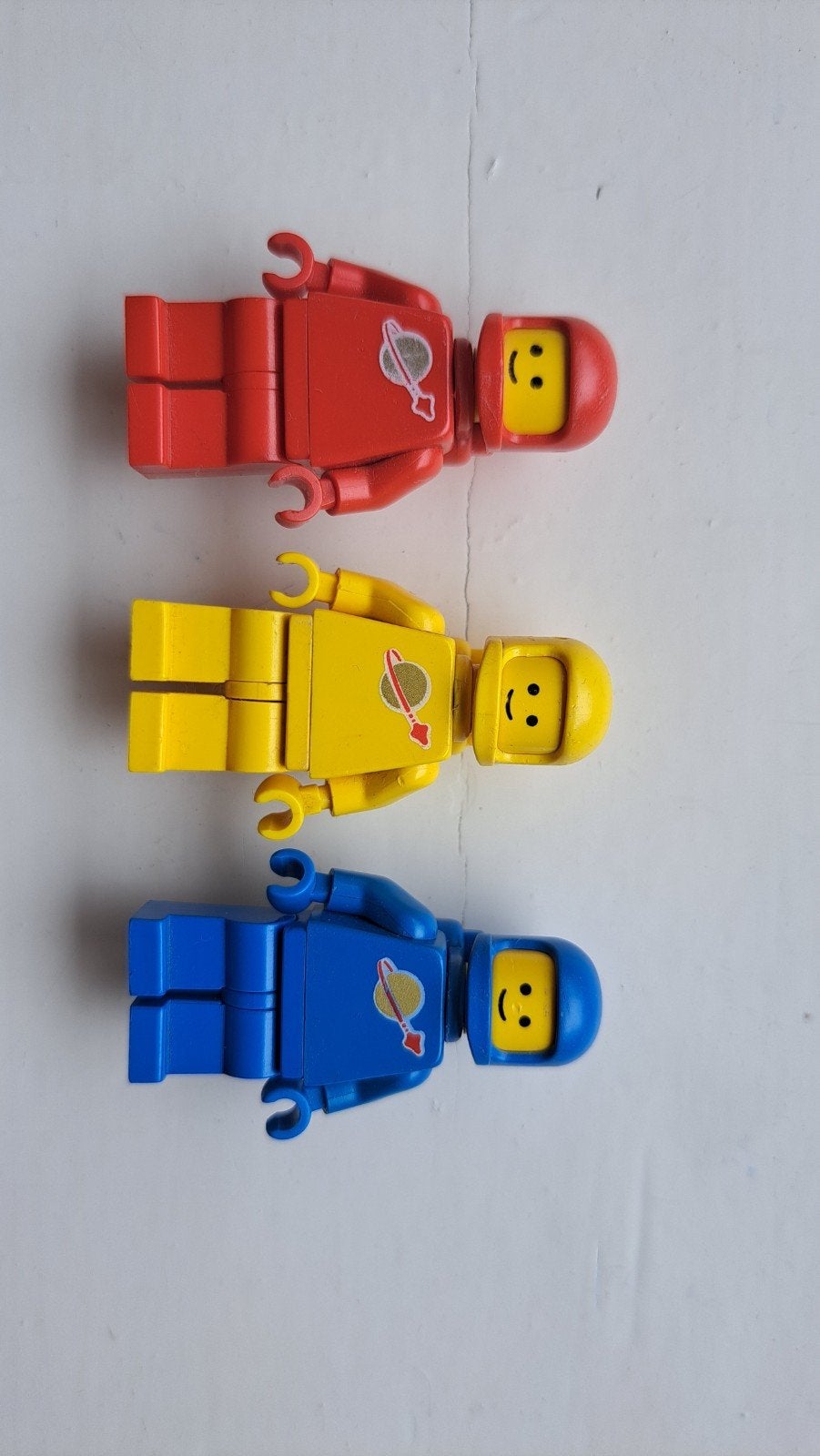 Vintage LEGO Classic Space Astronauten - Rood, Geel, Blauw, Ophalen of Verzenden