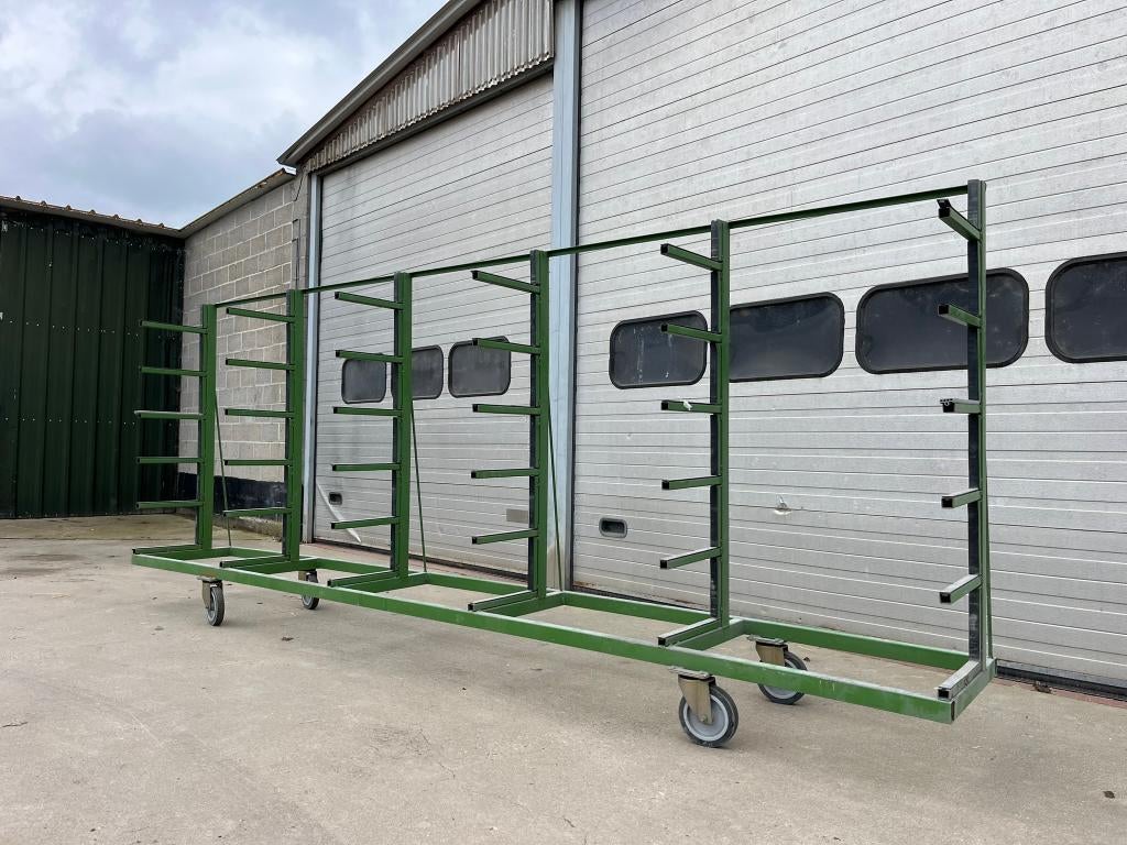 Draagarmkar - profielkar, Doe-het-zelf en Verbouw, Transportwagens, 100 liter of meer, Ophalen of Verzenden, Gebruikt, Transportkar