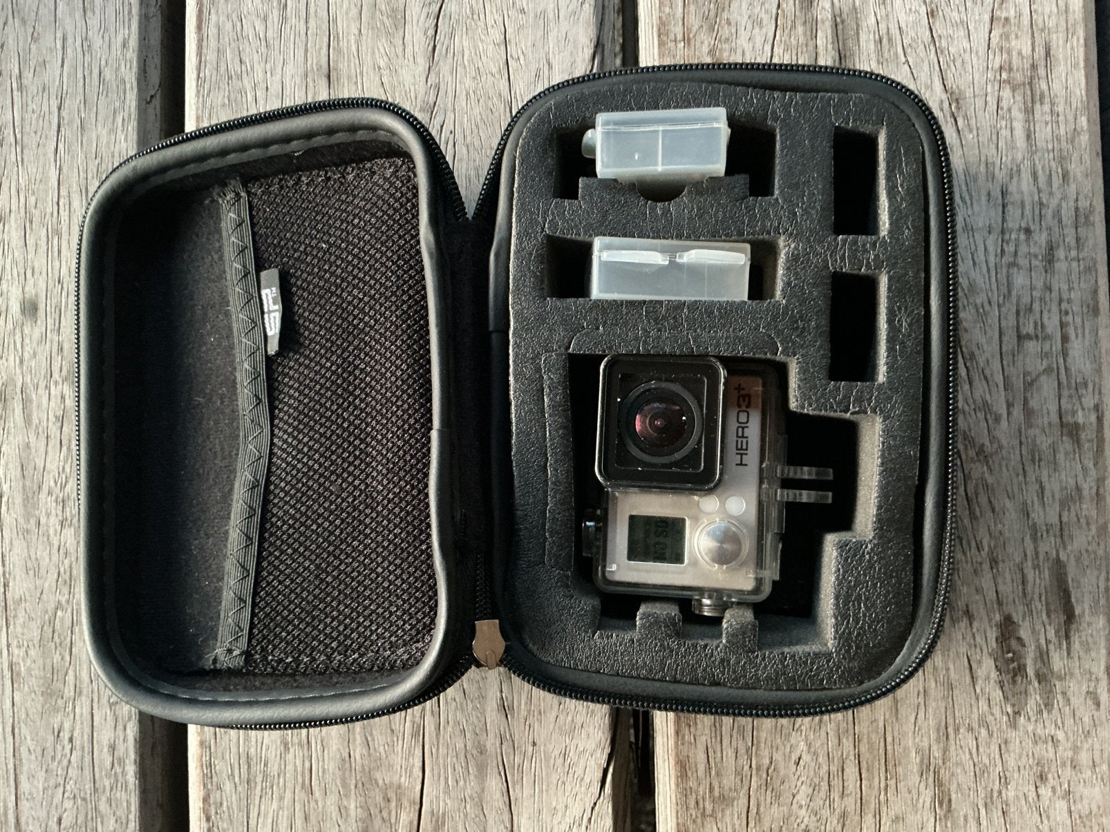 GoPro Hero 3+ met veel accessoires - Ideaal voor onderdelen, Ophalen of Verzenden, Gebruikt, GoPro