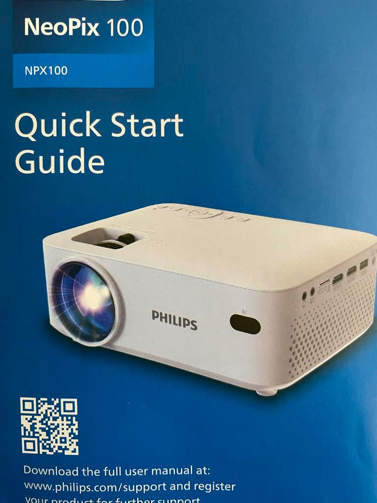 Philips NeoPix 100 Beamer - Compacte Home Projector, Philips, Verzenden, LED, Nieuw