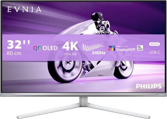 Philips 32M2N8900 4K QD-OLED Gaming Monitor 240Hz Ambiglow, Gaming, 5953NA, Info@novadisplays.nl, Nieuw