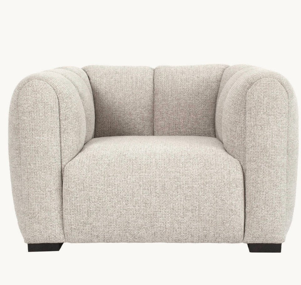 Richmond Interiors Fauteuil Novaro natural fancy 2x, Ophalen, Hout, Minder dan 75 cm, Nieuw