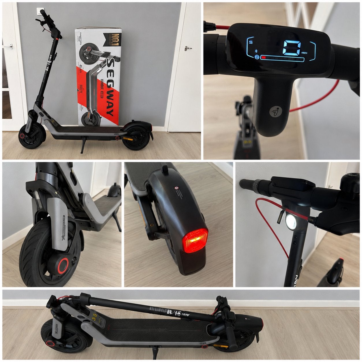 Electric Scooter-Step SEGWAY Ninebot Kickscooter E3 800Watt, Fietsen en Brommers, Steps, Zo goed als nieuw, Ophalen