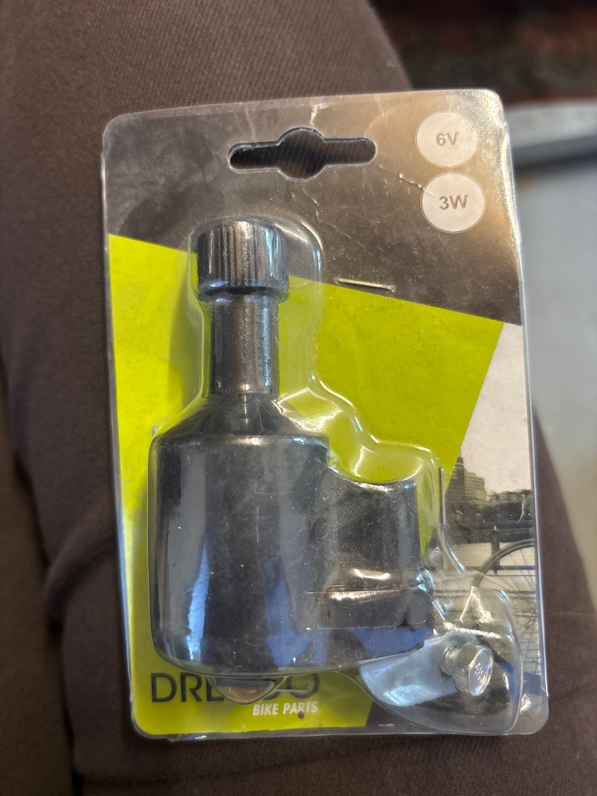 Dresco Dynamo 6V 3W voor linkerkant, Overige materialen, Nieuw, Ophalen of Verzenden, Verlichting