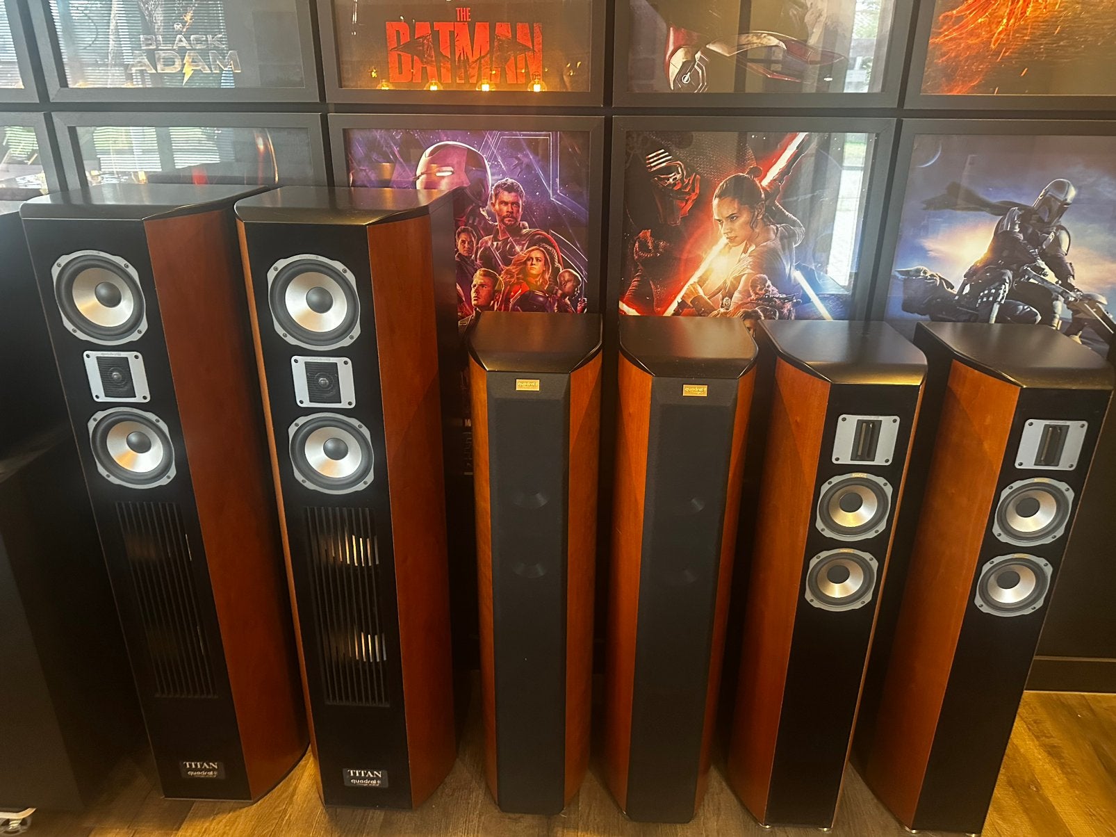 Quadral Aurum 9 in Mahogany -High End Stereo speakers