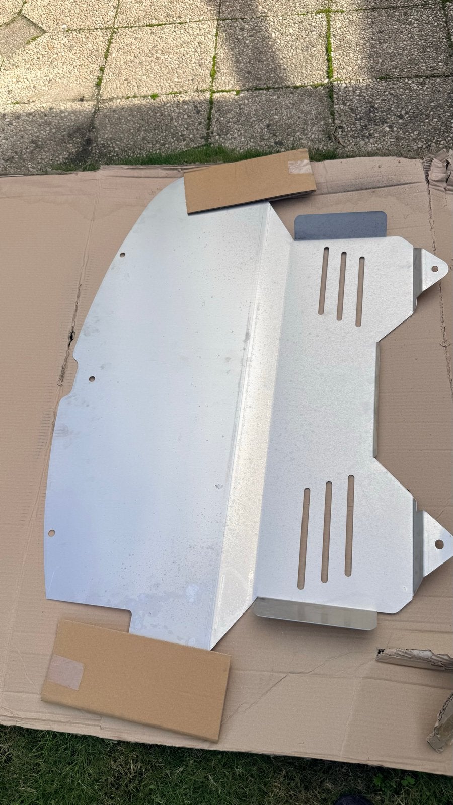 Aluminium bodemplaat voor Alfa GT, Ophalen of Verzenden, Nieuw, Voor, Alfa Romeo