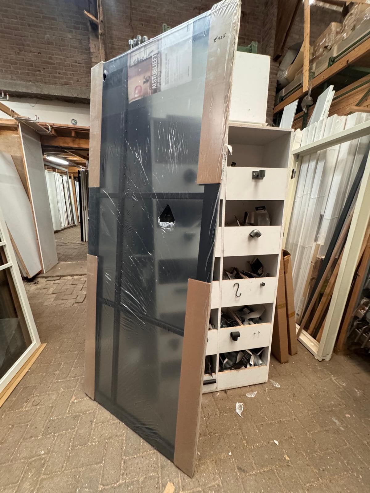 93x231,5 binnendeur opdek Rechts Svedex nieuw SD6, Ophalen, Binnendeur, Nieuw, Glas
