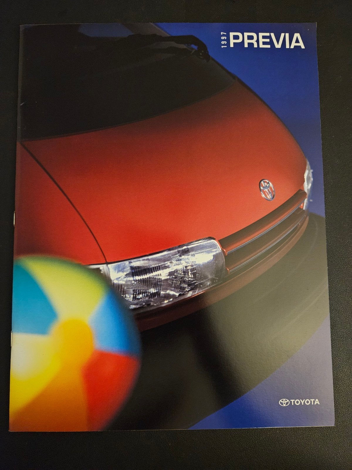 Brochure Toyota Previa 1997 USA, Ophalen of Verzenden, Zo goed als nieuw, Toyota