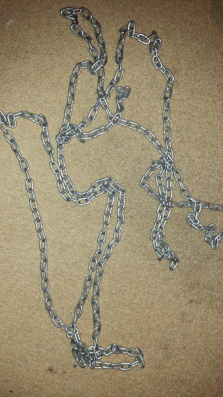 Metalen ketting 5.30m, Ophalen of Verzenden, Nieuw, IJzer