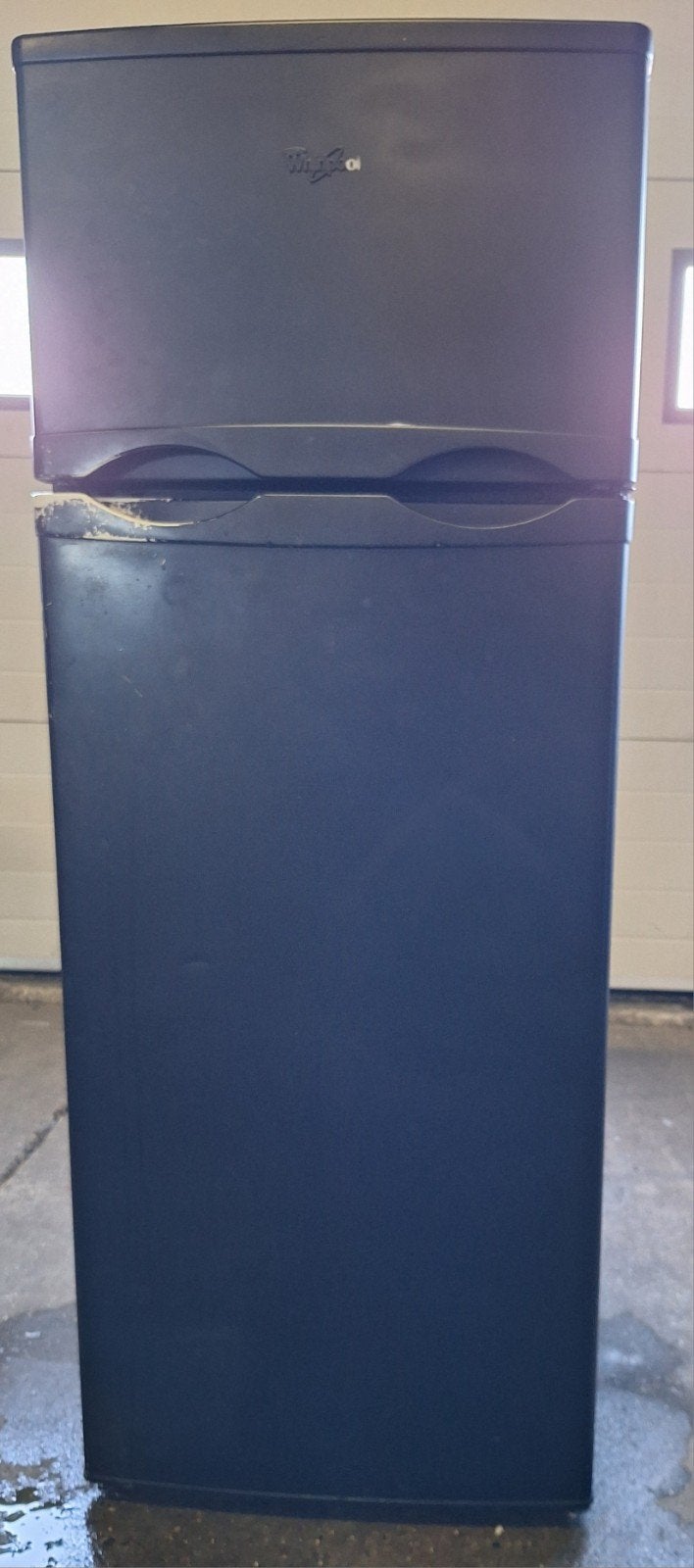 Whirlpool koel-vriescombinatie A+ zwart (141x55cm), Ophalen, 200 liter of meer, Energieklasse A of zuiniger, Onbekend