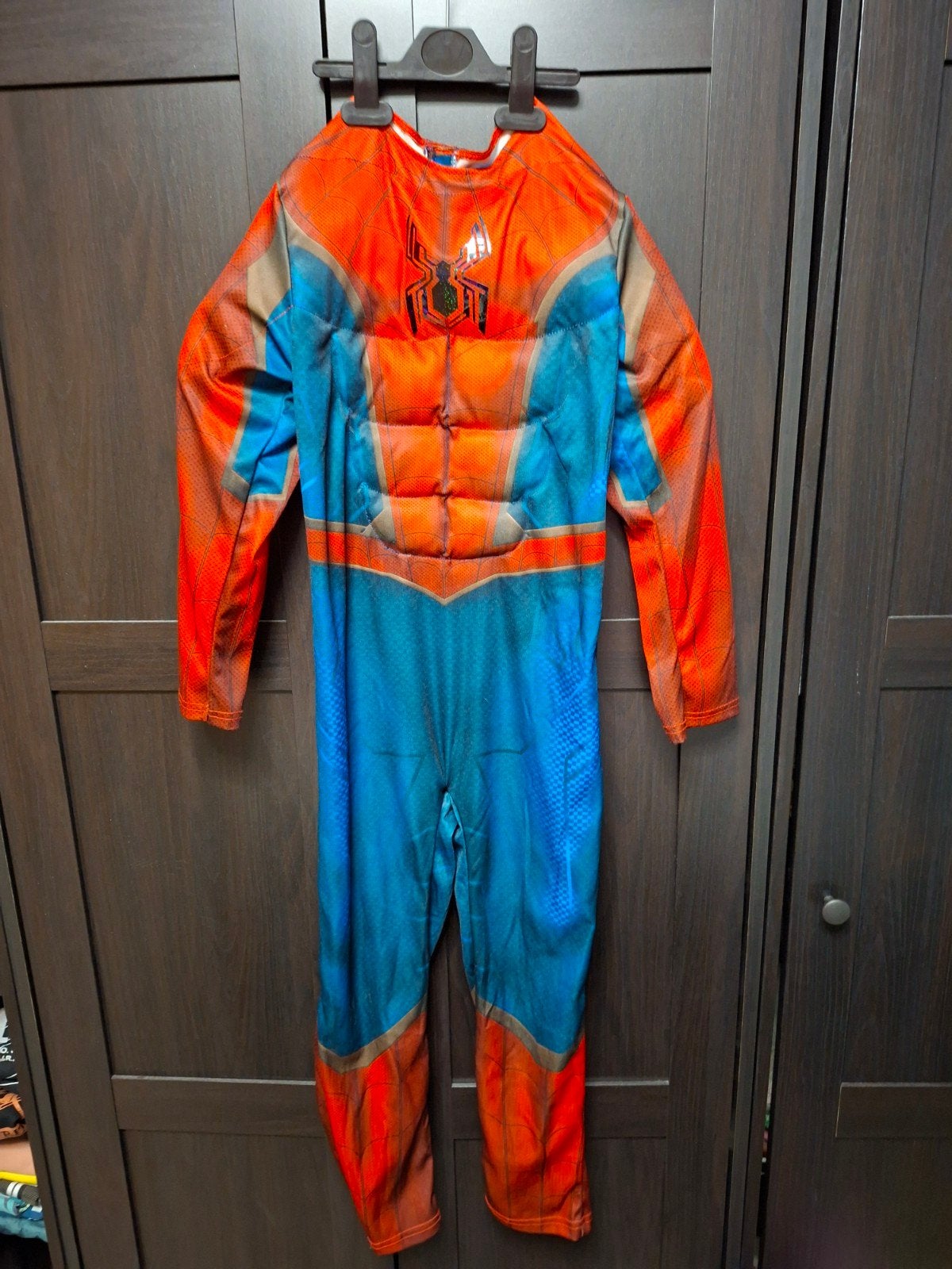 Spiderman kostuum maat 6/7 jaar met vulling, Ophalen of Verzenden, Zo goed als nieuw, 110 t/m 116, Jongen