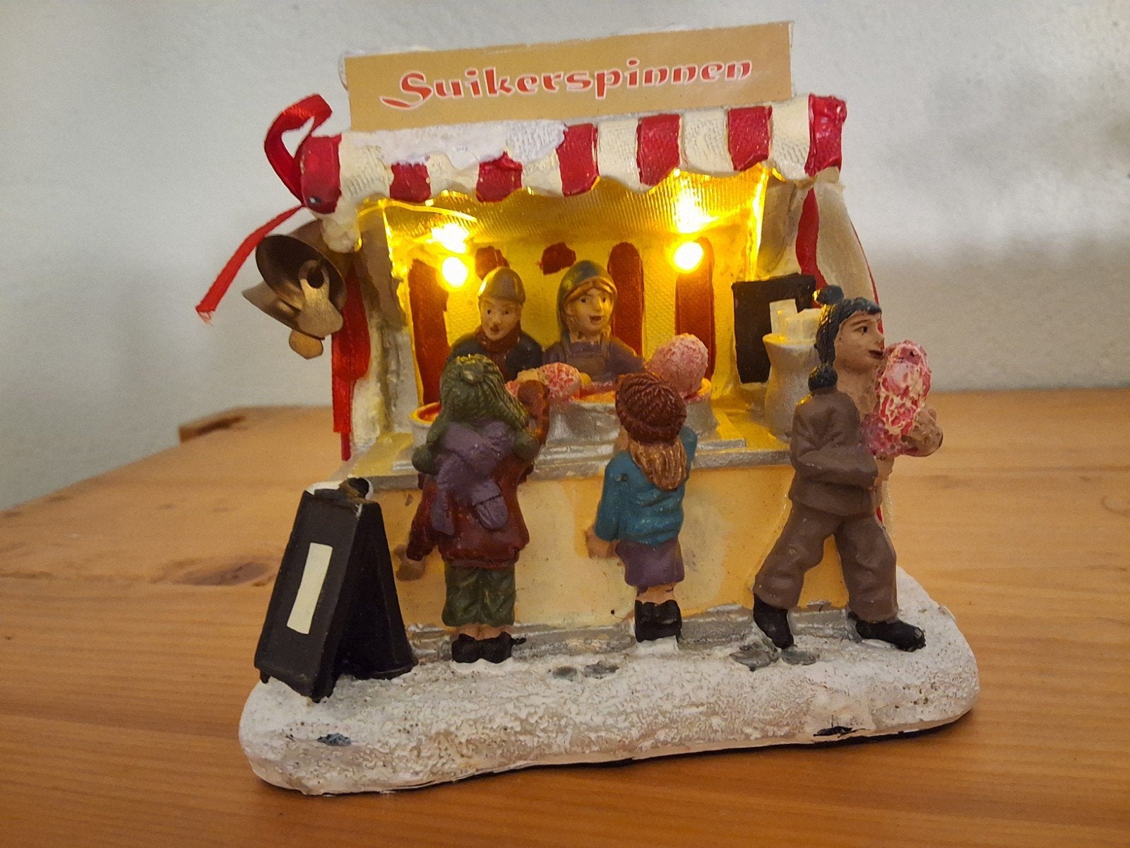 Typisch Hollands Suikerspinnen kerstdorp kerst huisje, Diversen, Ophalen of Verzenden
