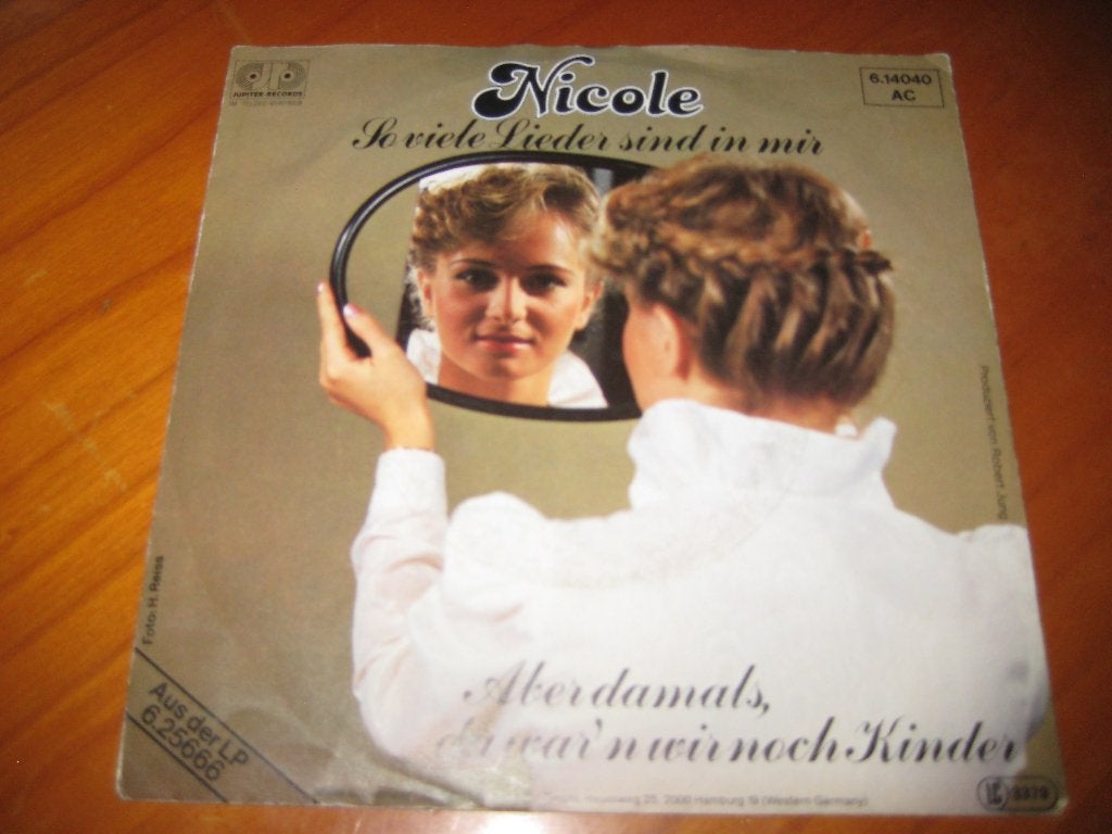 Nicole: So viele Lieder sind in mir, Ophalen of Verzenden, Zo goed als nieuw, Pop