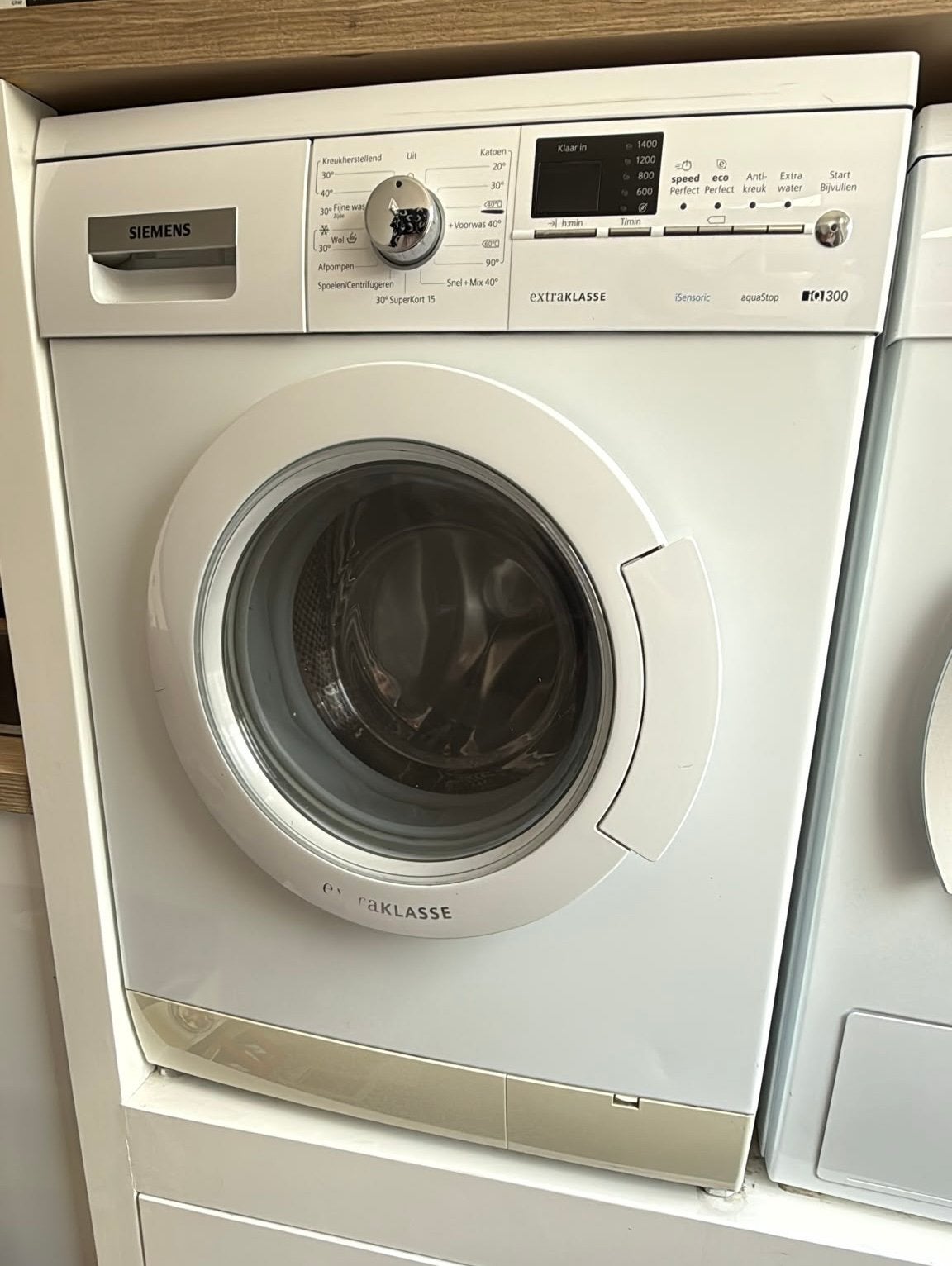 Siemens wasmachine met aquastop, Ophalen, Gebruikt, Minder dan 85 cm, Voorlader