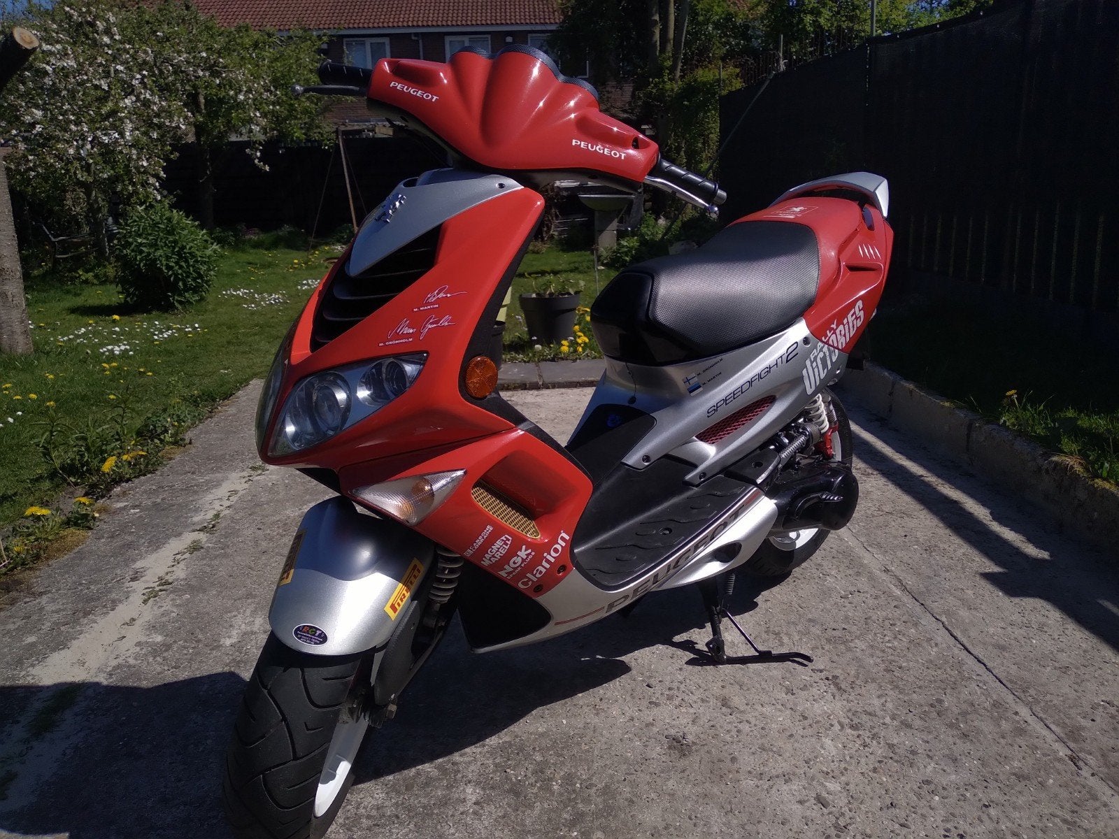 Peugeot speedfight 2 rally victories, Fietsen en Brommers, Ophalen, 50 cc, Speedfight