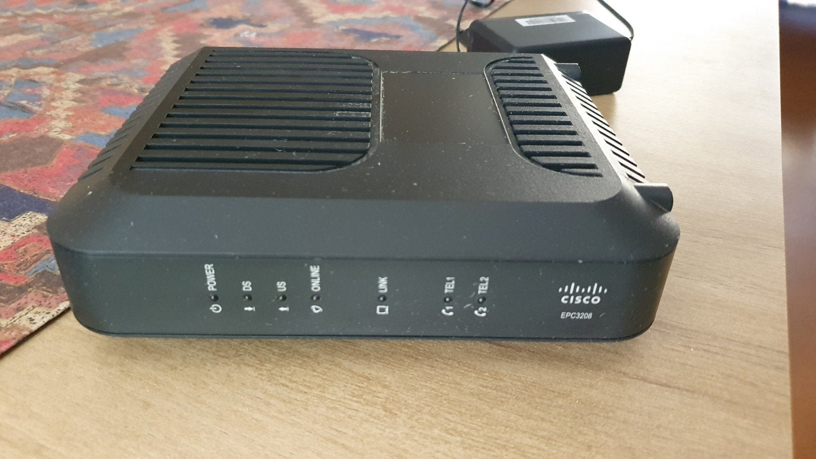 Cisco EPC3208, Computers en Software, Ophalen of Verzenden, Gebruikt, Router met modem, Cisco