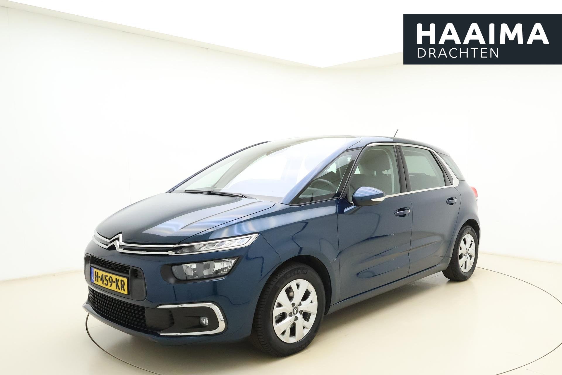 Citroen C4 SpaceTourer 1.2T Business | 130PK | Automaat | El, Auto's, Stof, Gebruikt, Blauw, Origineel Nederlands