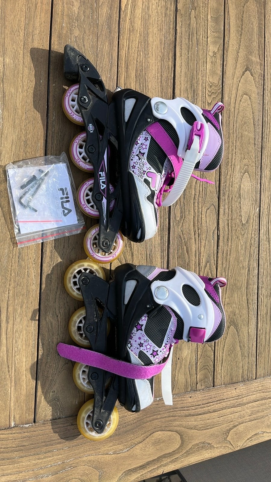 FILA rolschaatsen (maat 36-40) met beschermers, Ophalen of Verzenden, Gebruikt, Overige typen, Overige merken