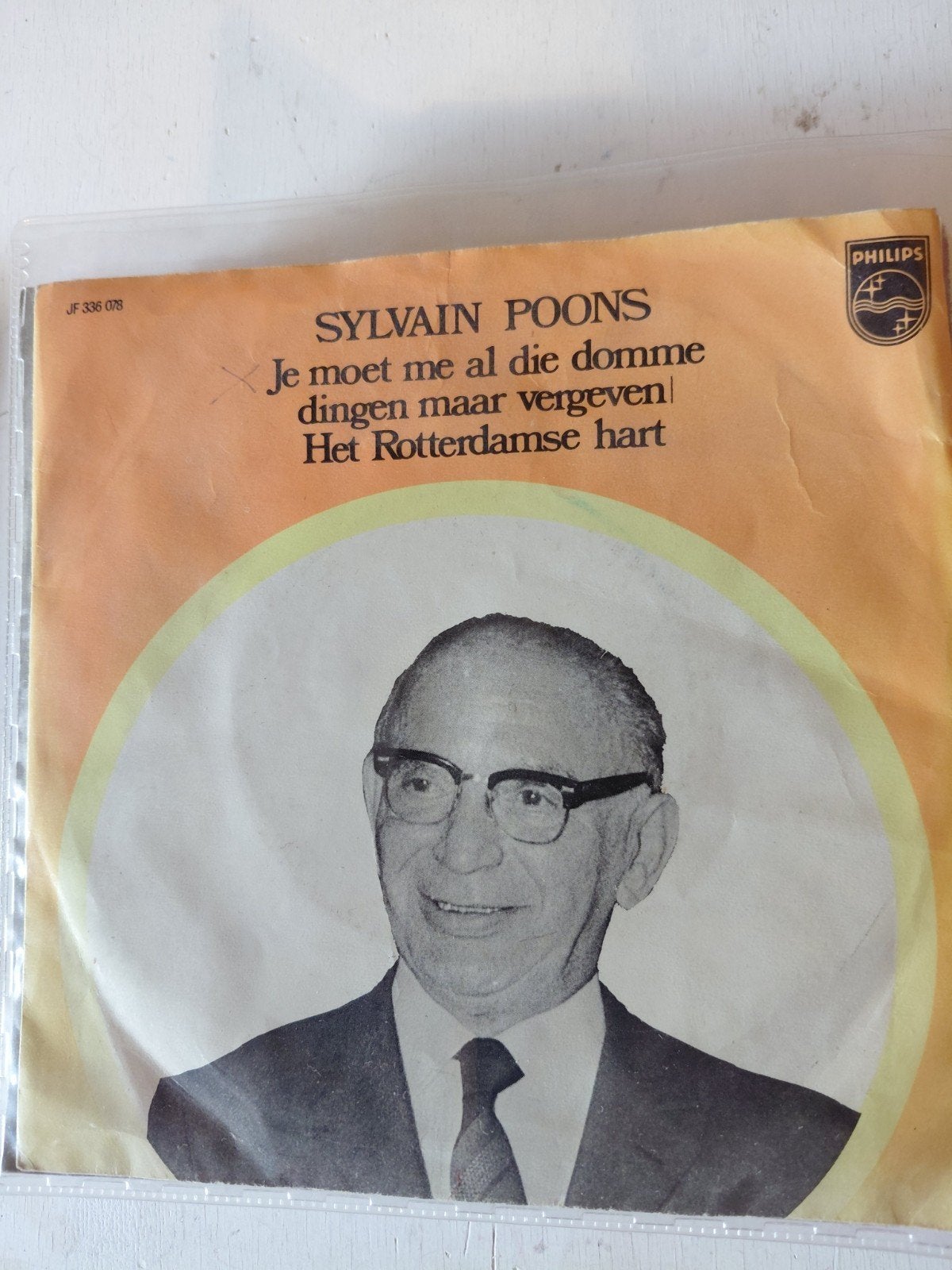 Sylvain Poons - Je moet me al die domme dingen maar vergeven, Gebruikt, 7 inch, Ophalen of Verzenden, EP