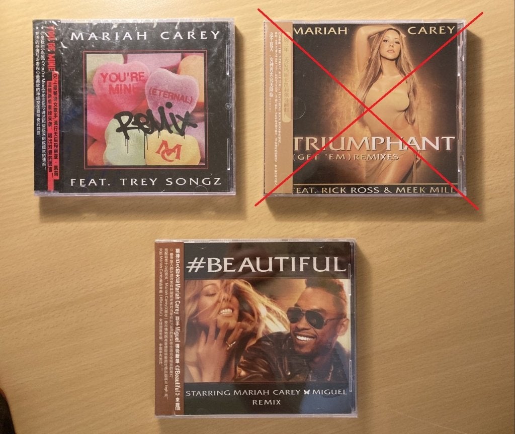 Mariah Carey singles, Verzenden, Zo goed als nieuw, R&B, Single