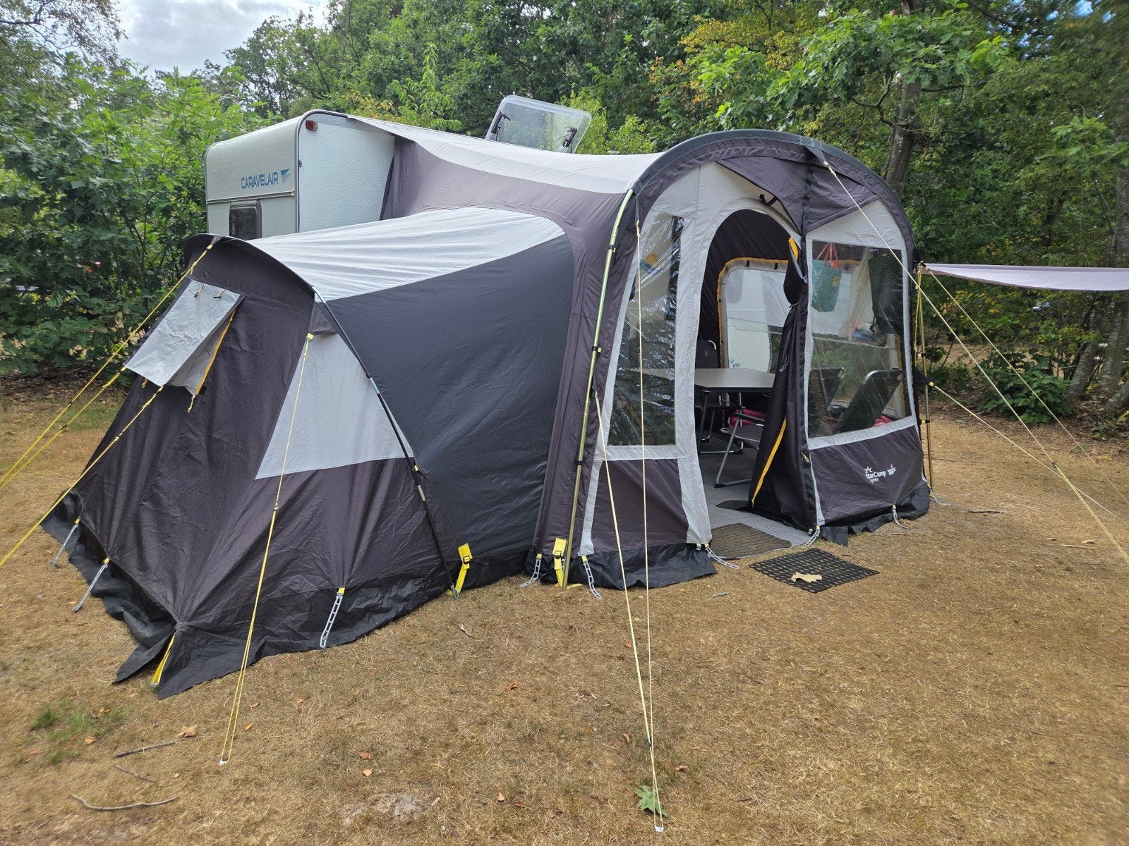 deeltent starcamp incl aanbouw, Ophalen, Gebruikt, Tot en met 2