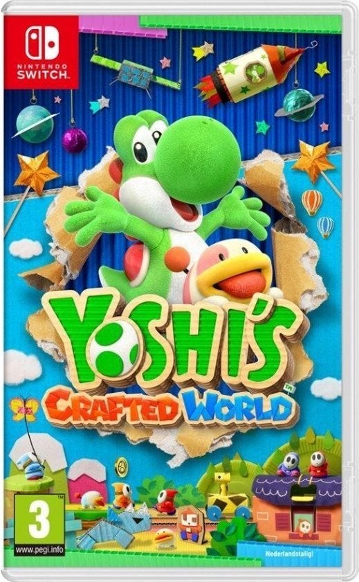 Yoshi's Crafted World - Nintendo Switch, 2 spelers, Eén computer, Ophalen of Verzenden, Zo goed als nieuw