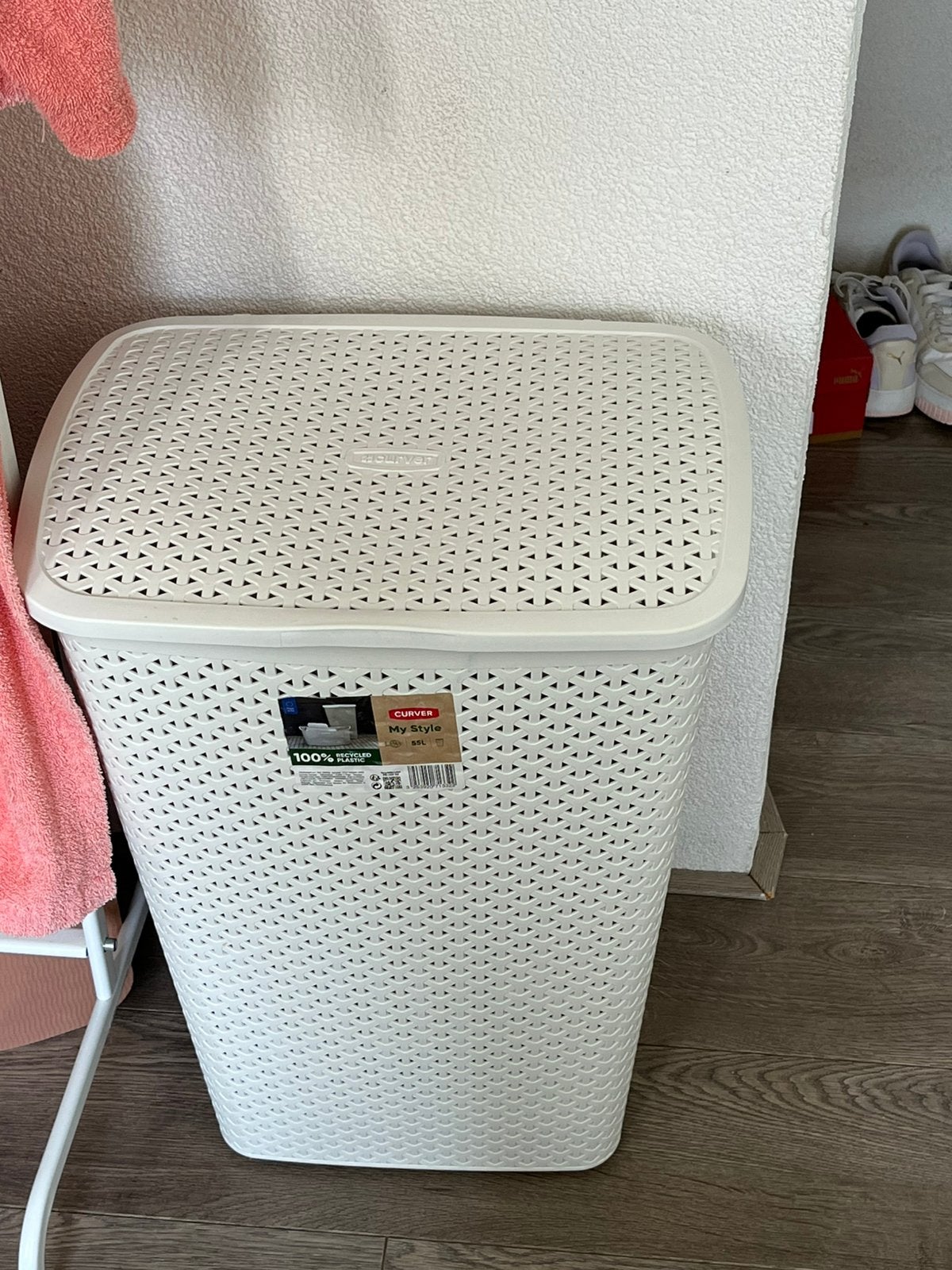 Laundry basket, Ophalen, Zo goed als nieuw, Wit