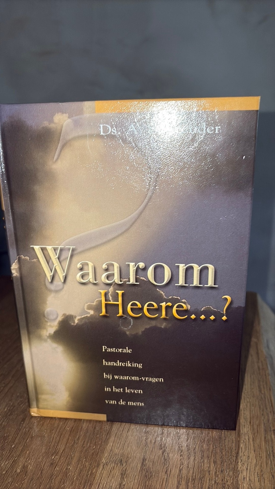 KR-1 Ds A. Schreuder - Waarom Heere?, Ophalen of Verzenden, Zo goed als nieuw, A. Schreuder