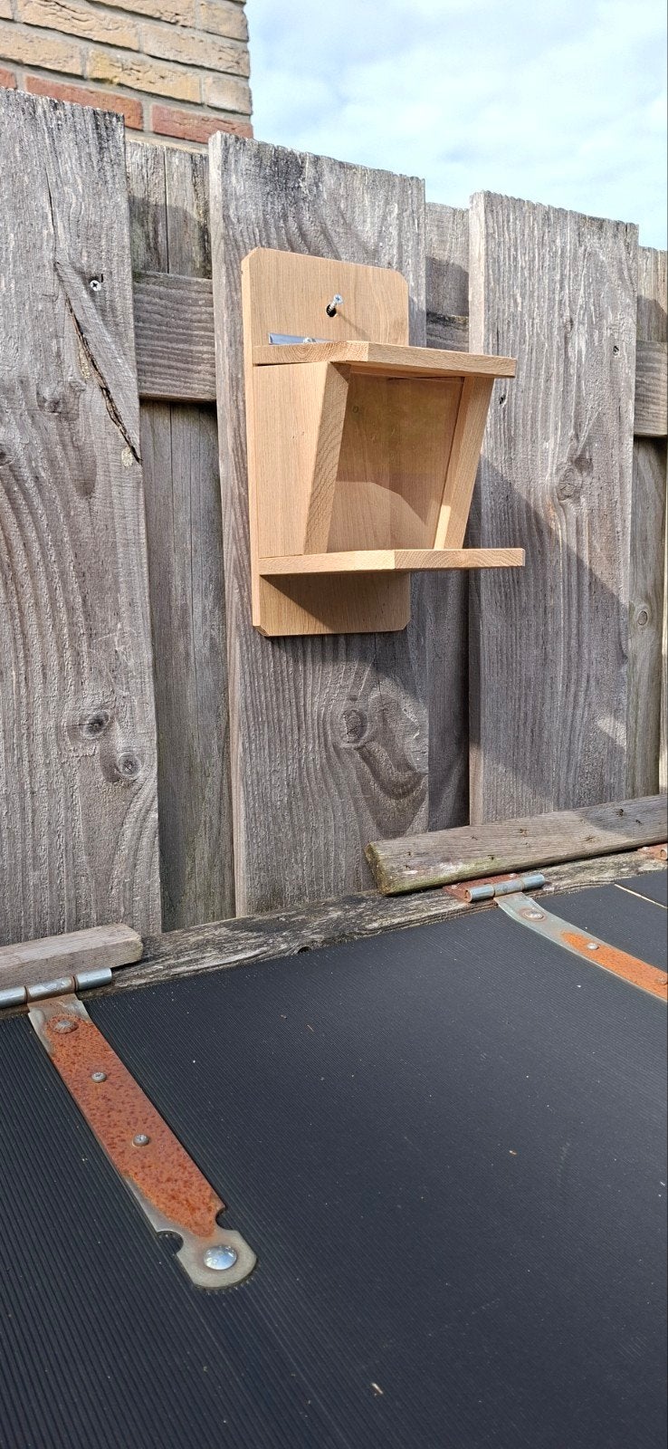 eiken eekhoorn voederhuisje, Dieren en Toebehoren, Ophalen, Hout, Vogelkooi