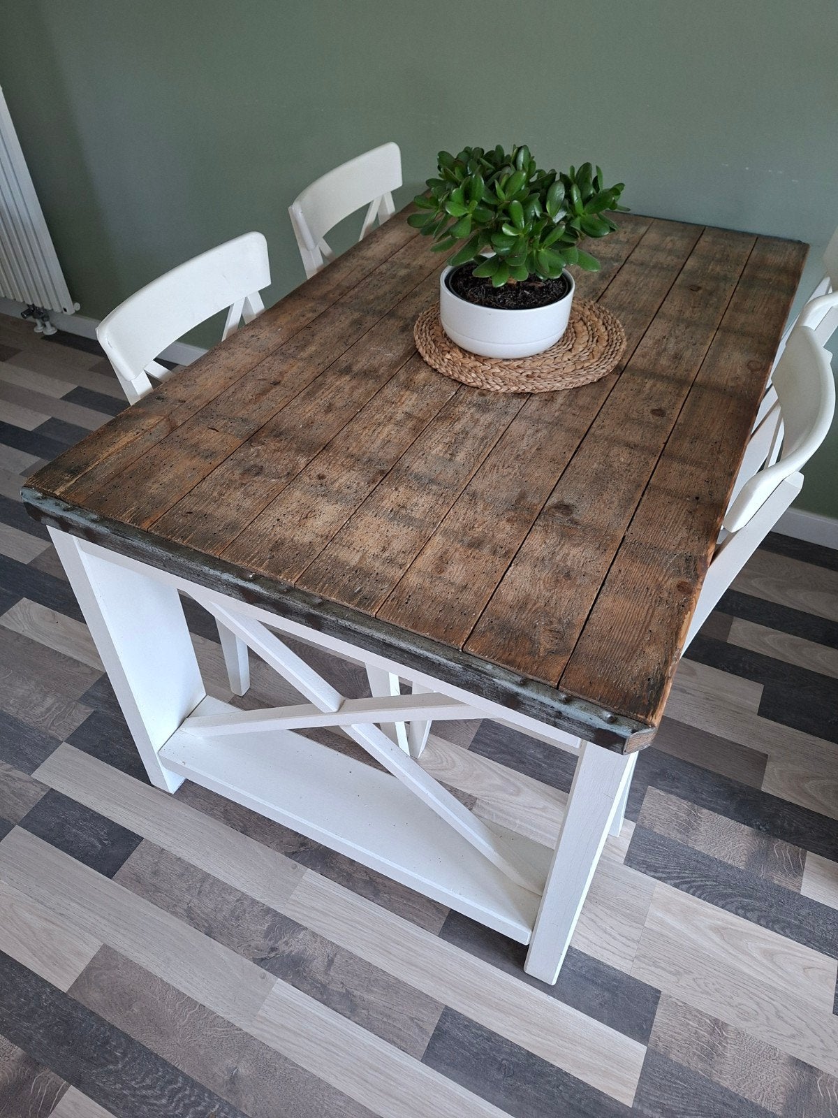 Tafel met 4 stoelen, Ophalen, Rechthoekig, 50 tot 100 cm