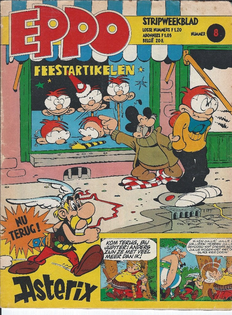 Eppo Feestartikelen   nr 8 Strip weekblad  1979, Boeken, Stripboeken, Eén stripboek, Ophalen of Verzenden, Gelezen