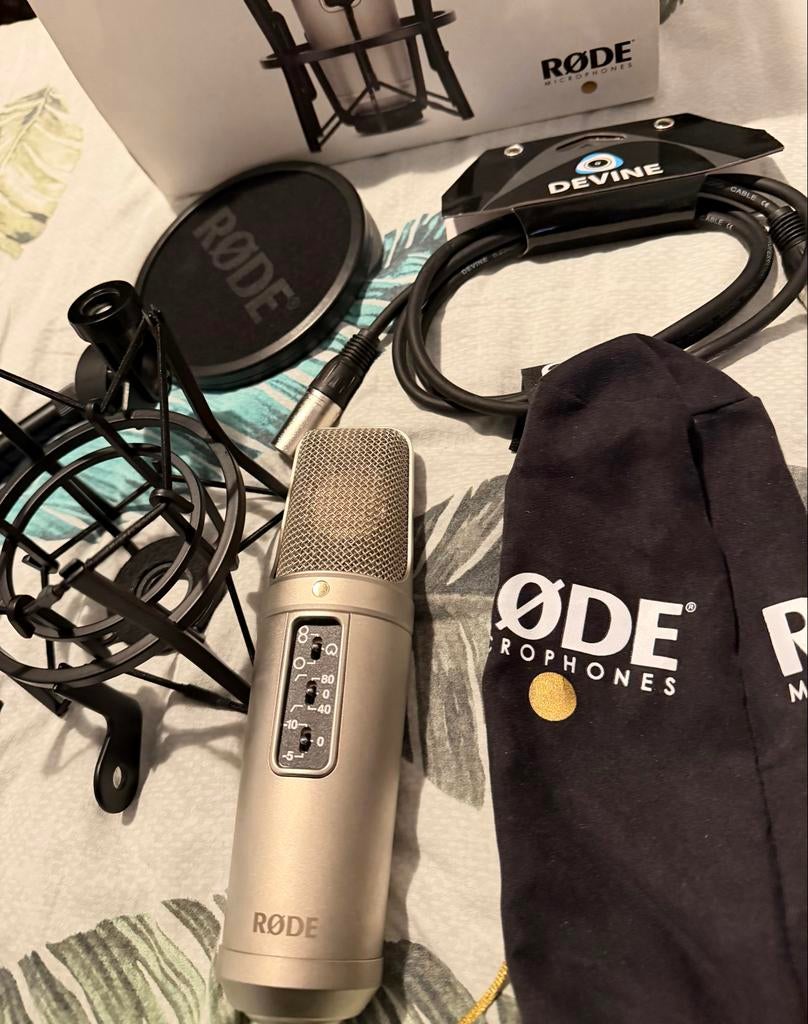 RØDE NT2-A microfoon, Muziek en Instrumenten, Microfoons, Zo goed als nieuw, Studiomicrofoon, Ophalen of Verzenden