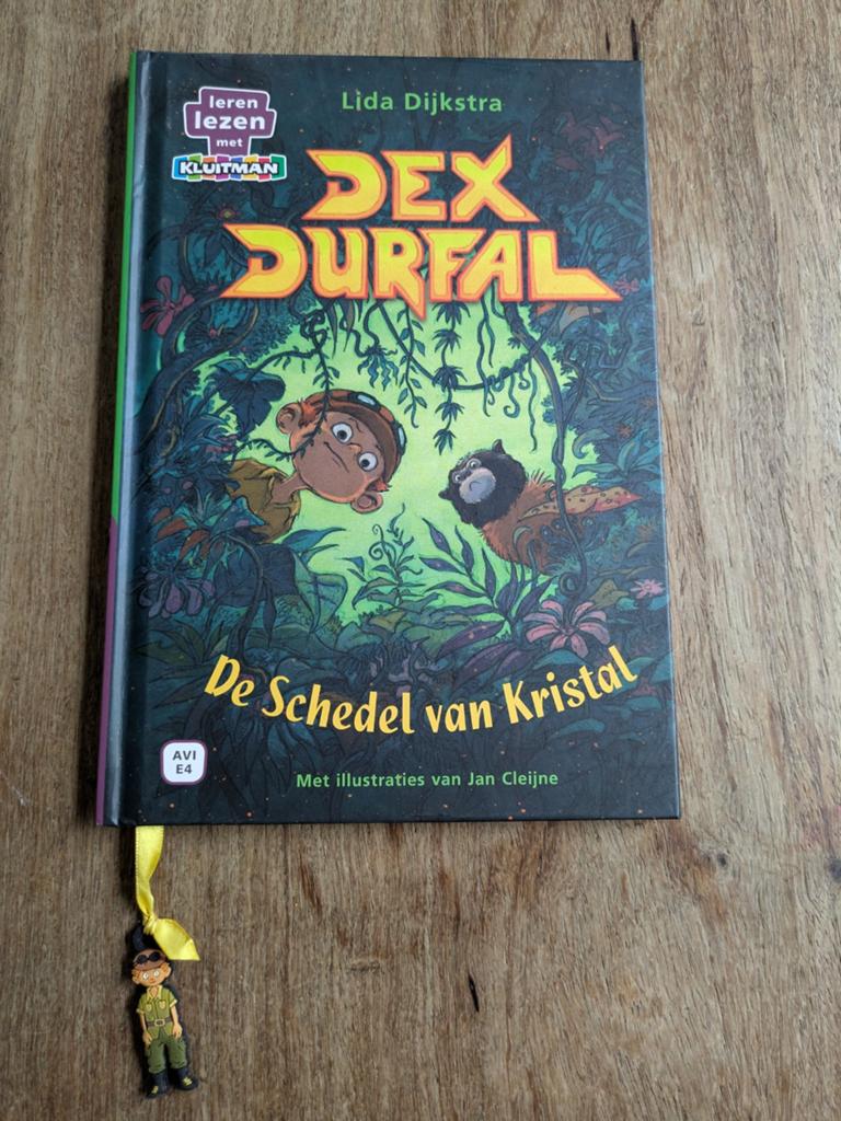 Dex Durfal - De Schedel van Kristal (AVI E4), Ophalen of Verzenden, Zo goed als nieuw, Lida Dijkstra, Fictie algemeen