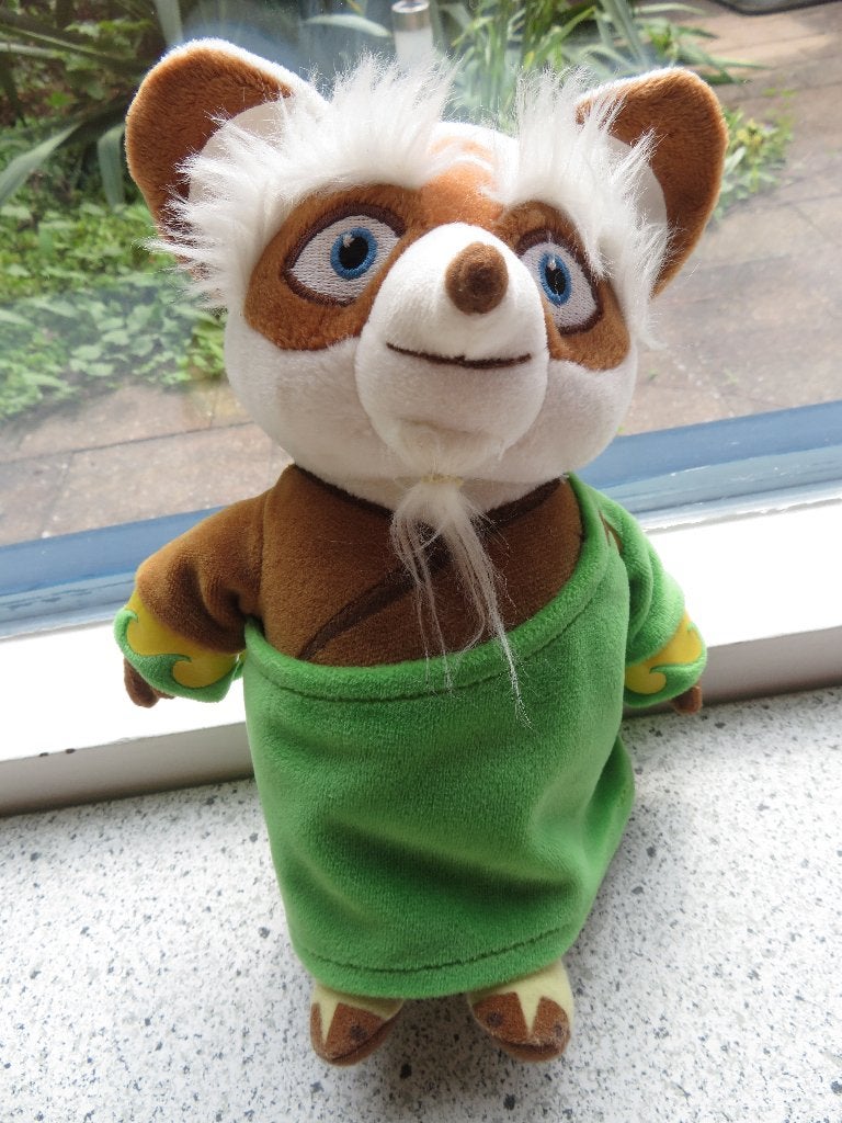 Vos Gipsy van Kung Fu Panda 3 Shifu meet ca 20 cm, Disney, Korrelvulling, Ophalen of Verzenden, Zo goed als nieuw